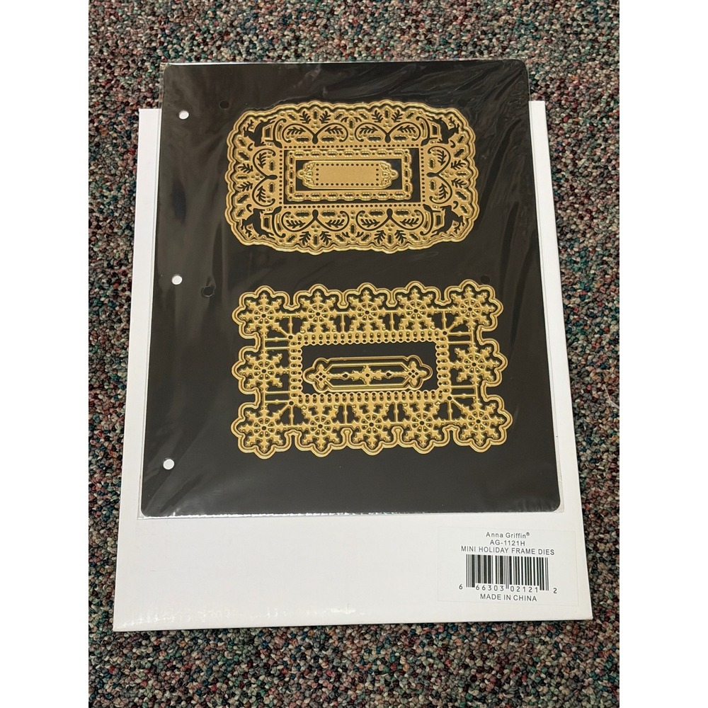 Anna Griffin Metal Mini Holiday Frame Dies AG-1121H Set of 2